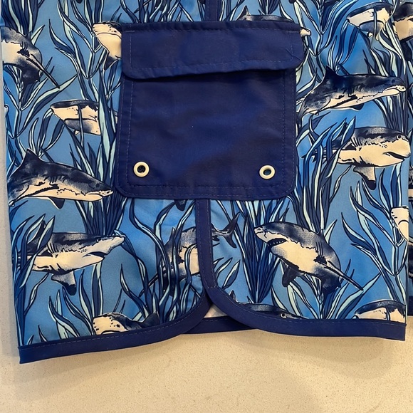 Cat & Jack Boys' Shark Print Swim Trunks - Picture 12 of 14